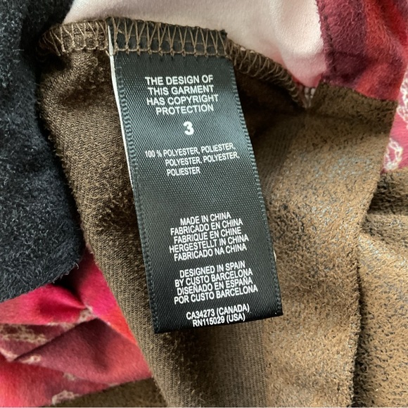 Custo‎ Barcelona Cap Sleeve Dress Size 3 US M - Picture 5 of 7